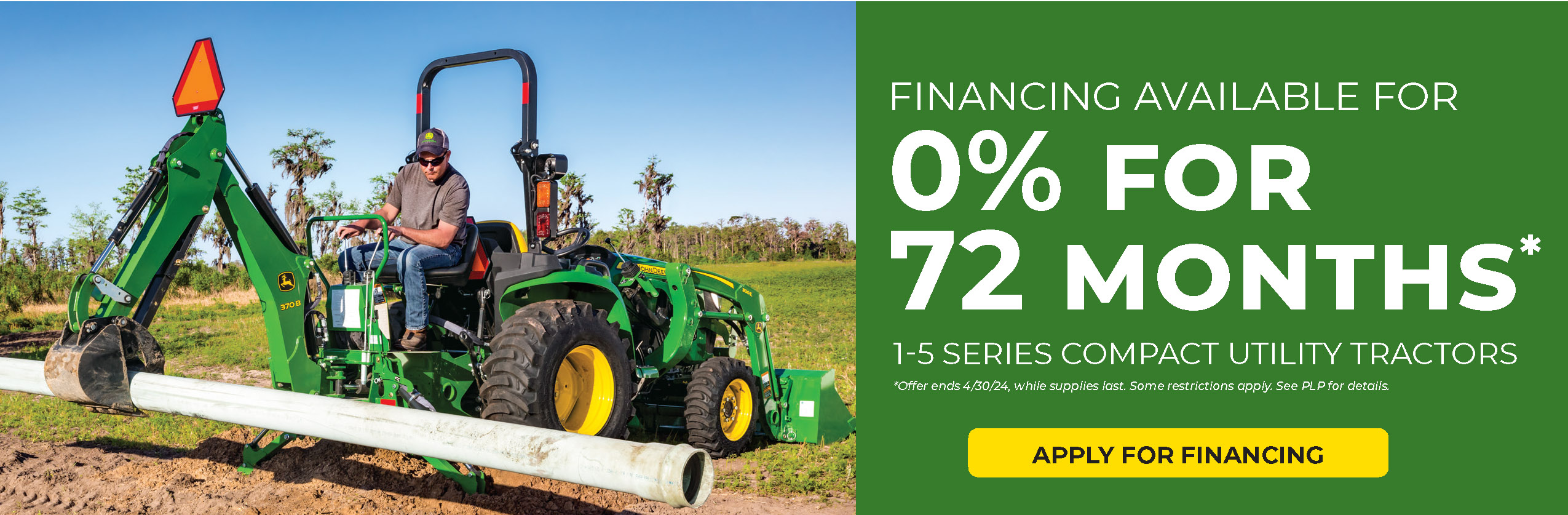 Go to creditapp.financial.deere.com (getting-started subpage)